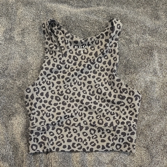 ALLFENIX Leopard Print Crop Top M - Picture 1 of 4